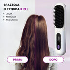 Spazzola Riscaldante effetto Liscio 3 in 1
