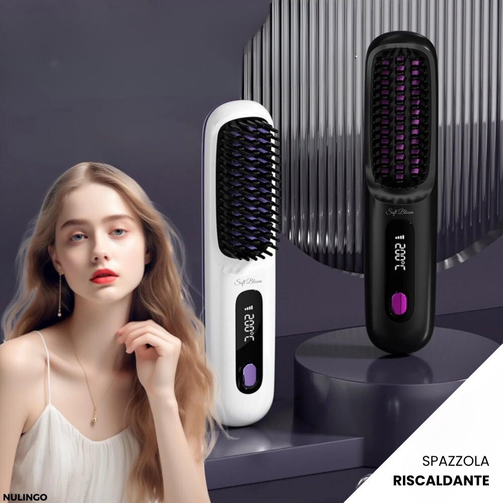 Spazzola Riscaldante effetto Liscio 3 in 1
