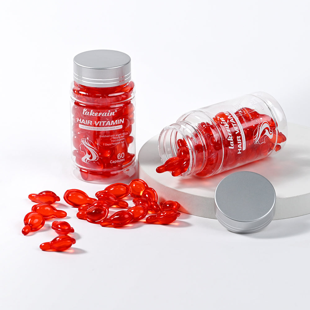 Siero per il trattamento dei capelli e capsule per la cura dei capelli